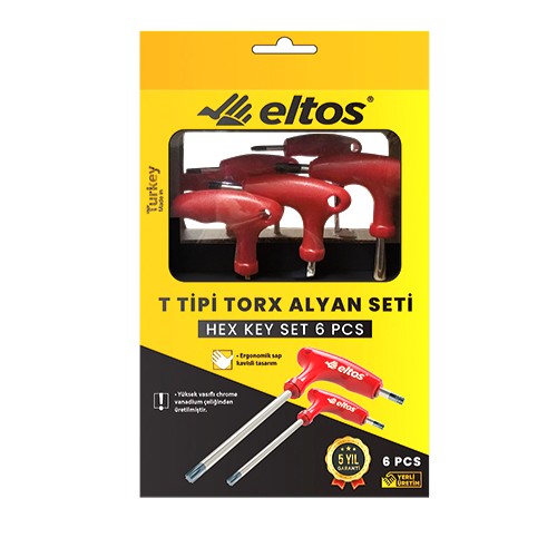 ELTOS T ALYAN SETİ TORX 6'LI